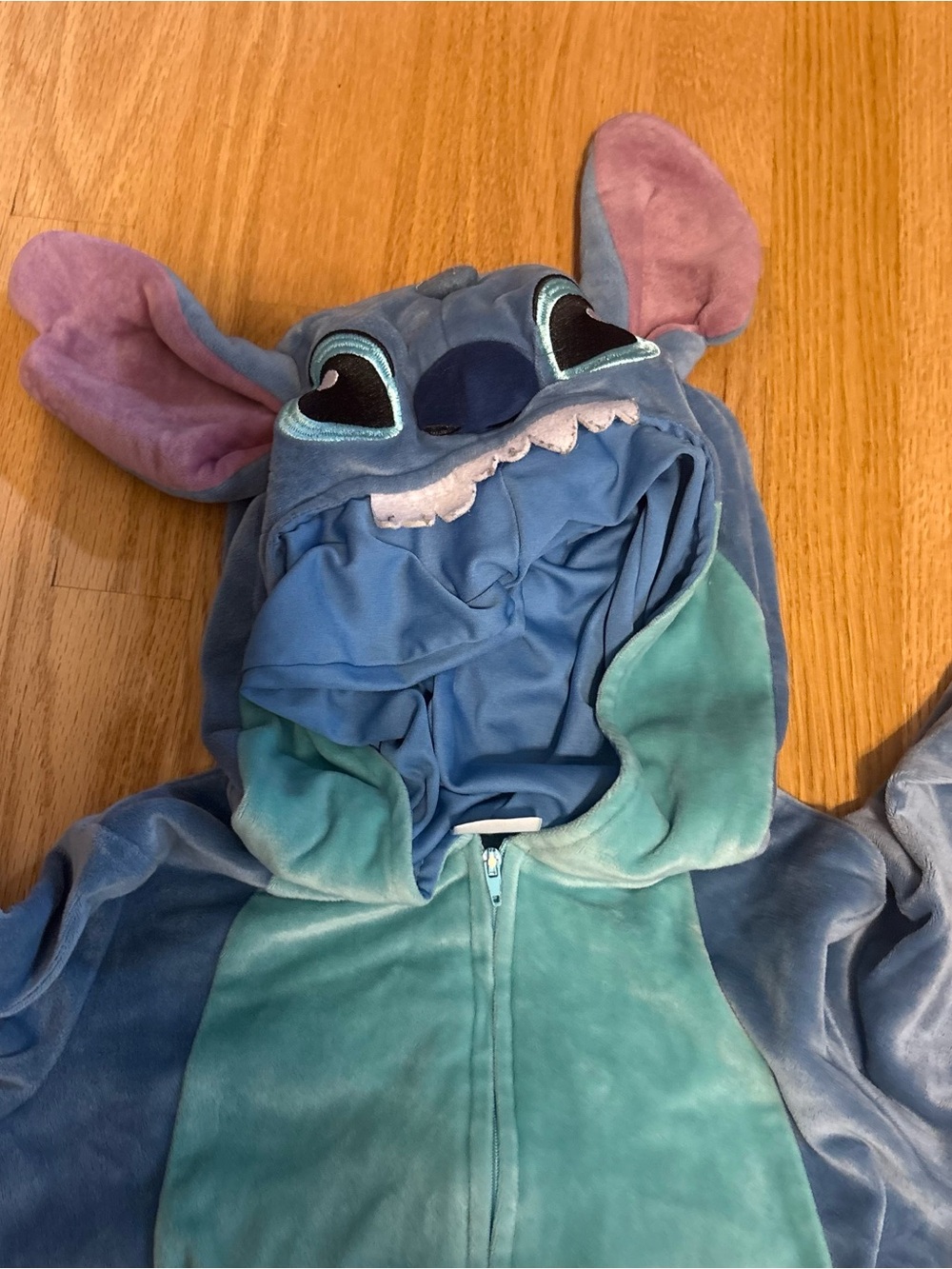 Disney Stitch One Piece Jumpsuit Costume Small Blue Kids Halloween - Picture 4 of 6